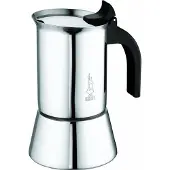 Bialetti Venus box, Cafetière moka, 0,2 l, argent, acier inoxydable, 4 tasses, plastique