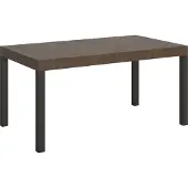 Itamoby Table Extensible 90X160/420 Cm Everyday Noyer Structure Anthracite