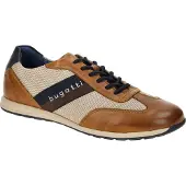 Bugatti Baskets basses crème / bleu marine / cognac / brun foncé