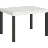 Itamoby Table Extensible 80X120/204 Cm Everyday Frêne Blanc Structure Anthracite