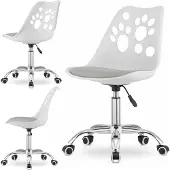Reno chaise pivotante - blanc et gris