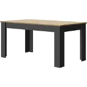 CALICOSY - Table à manger rectangulaire extensible Manchester - Fabrication Française