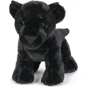 Semo Trigon Peluche panthère noire, 35 cm Peluche, animal sauvage animal de zoo fauve (33 cm)