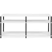 CALICOSY - Meuble TV 4 niches ouvertes L140 cm - NÉO