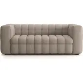 CALICOSY - Canapé lit 3 places en tissu L220 cm - CHIARA