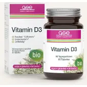 GSE Vertrieb GmbH Vitamine D3 - compact 60 comprimés 30g