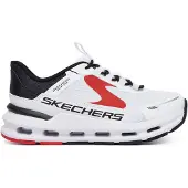 SKECHERS Baskets 'GLIDE-STEP PLUS - VISTA-LANE' rouge / noir / blanc
