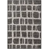 Ted Baker Tapis plat Ruskin de Ted Baker, résistant aux intempéries, design moderne, facile d'entretien, couleur noire - 120x170 cm