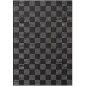 Hanse Home Tapis plat Ted Baker Dorothy, résistant aux intempéries, à motifs carreaux, noir - 120x170 cm