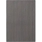 Hanse Home Tapis plat Ted Baker Linley, résistant aux intempéries, à motifs rayés, facile d'entretien, noir - 120x170 cm