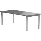 Venture Home Table à manger rectangulaire Cilo Argent