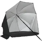VirtuFit Parasol de plage avec pare-brise