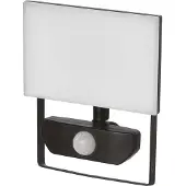 Emos - Projecteur LED Tambo avec détecteur de mouvement - projecteur fin en aluminium - étanche - blanc neutre - 2000 lm - 20 W - pour l'extérieur - noir, ZS2922