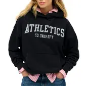 Superdry Sweat-shirt 'Athletic Essentials' marine / blanc