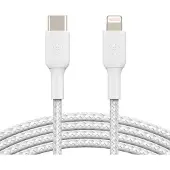 Belkin BOOST CHARGE - Câble Lightning - USB-C (M) à Lightning (M) - 2 m - blanc - alimentation USB (18 W)