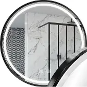 REA Miroir Mmj 100Cm Led Noir