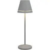 Leonardo VENEZIA Akku-Tischlampe Grau 1,8W steuerbare Lichtfarbe IP54 76062