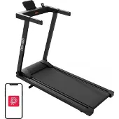 DeerRun Tapis de course électrique pliable A1 Pro Move + (noir)