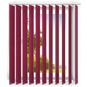 Time4blinds , Store à lamelles, 180x235 cm, Rouge Bourgogne