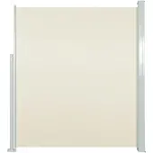Syfax Auvent latéral rétractable 120 x 300 cm Blanc cassé