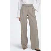 ONLY Pantalon à pince 'ONLLinda' taupe