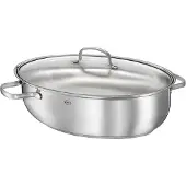 Rösle Cocotte ovale ELEGANCE avec couvercle en verre