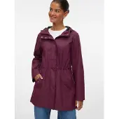 Vero Moda Manteau mi-saison 'VMMalou' rouge foncé