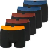 Schiesser Boxers '95/5 Organic Cotton' noir