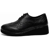 Lorévine Chaussure à lacets noir