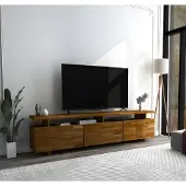 Xl Moebel Gmbh Dunkelbrauner TV-Ständer Wohnzimmer Sideboard Robustes Lowboard Möbel