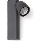 LEDKIA Applique Murale Extérieure Led 6w Aluminium Abel Gris Foncé
