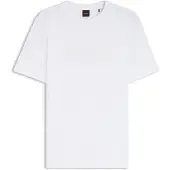 BOSS 50566504 Orange Short Sleeve T-shirt Blanc 2XL Homme