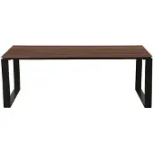 Ebuy24 Martinus table de jardin 210x100 cmReproduction noyer.