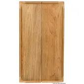 Osculati Table en teck, pliable 70x64 cm , 1 pièce