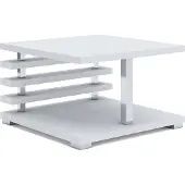 STIV Möbel | Table basse - banc style industriel, blanc