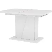 Vicco Table de salle à manger Fenaro Blanc 120-160 x 80 cm extensible, Model 56585