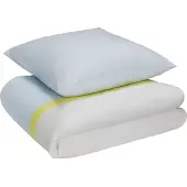 Hubsch Parure De Lit Block 60/220 Bleu Clair/multicolore | 061808