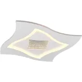 TRIO Plafonnier moderne Klint blanc 50cm