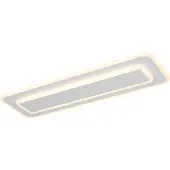 TRIO -Leuchten : Plafonnier LED RIVA, dimensions 60x4,70x20 cm, couleur blanche