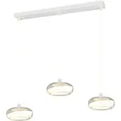 TRIO Lampe pendante à 3 lumières Tarsia Blanc