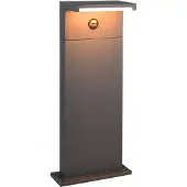 TRIO Lampe de jardin moderne Ravi anthracite avec capteur 50 cm