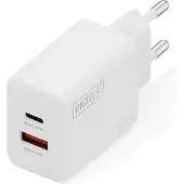 Digitus DA-10300 USB-Ladegerät 20W, 1x USB-C, 1x USB-A weiß