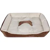 Merco Lit confortable pour chien marron, L