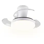 TRIO Ventilateur de plafond Tampere blanc Ø 71cm