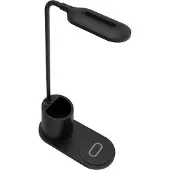 Rebeltec Lampe de bureau avec chargeur inductif W600 10W High Speed noir