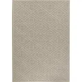 Morhane Patara Eye tapis extérieur/intérieur poils ras rectangle 240x340cm beige