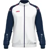 Jako Veste en polyester Sonic blanc/marine/rouge 128
