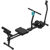Cecotec Rameur Hydraulique Drumfit Rower CompactROW. 12 Niveaux de Résistance, Poids jusqu'à 110 kg, Renforce Les Bras