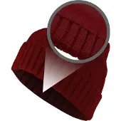 MSTRDS Bonnet rouge foncé