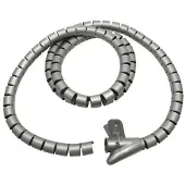 Macleans Spirale de câble flexible Gaine de protection & Clip | 2m x 25mm S